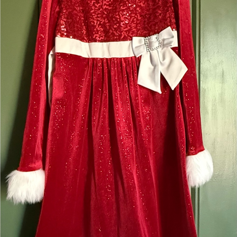 Red and White Kids Costume Dress